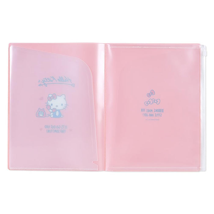 Sanrio Hello Kitty 6 Pocket Clear File 549614 - Japan