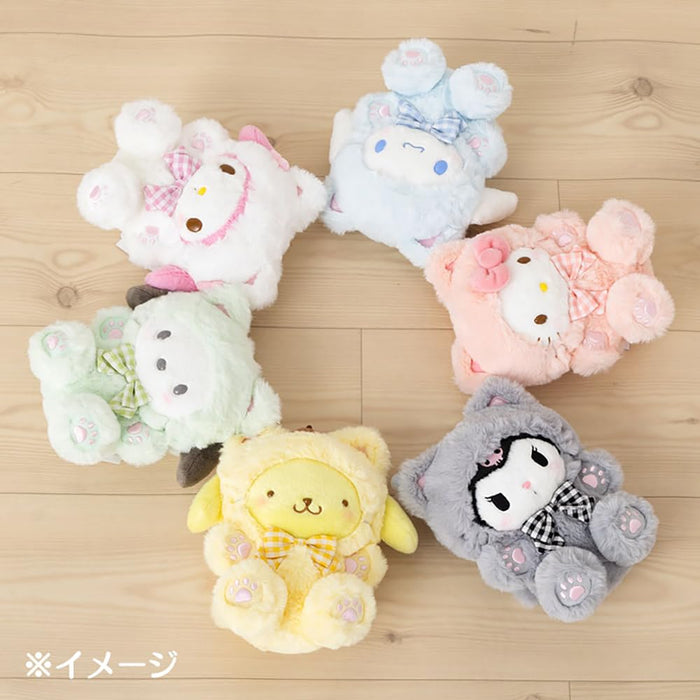 Sanrio Hello Kitty Plush Toy I Love Neko Neko Series 19x15x12.7cm Size