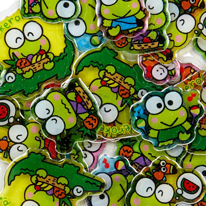 SANRIO Summer Sticker Pack Clear Kero Kero Keroppi
