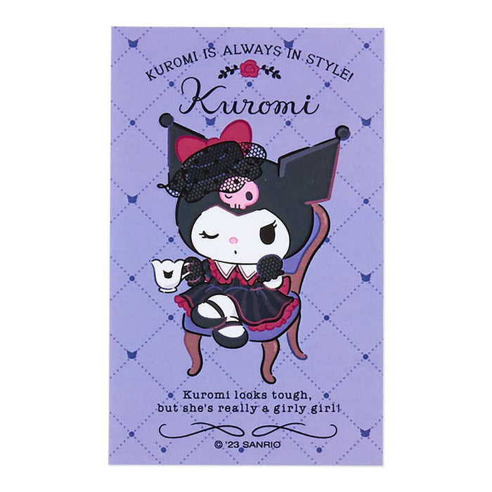 Sanrio Kuromi & Baku Sticker Set With Case Japan (Kuromi Delusion Lady) 068462