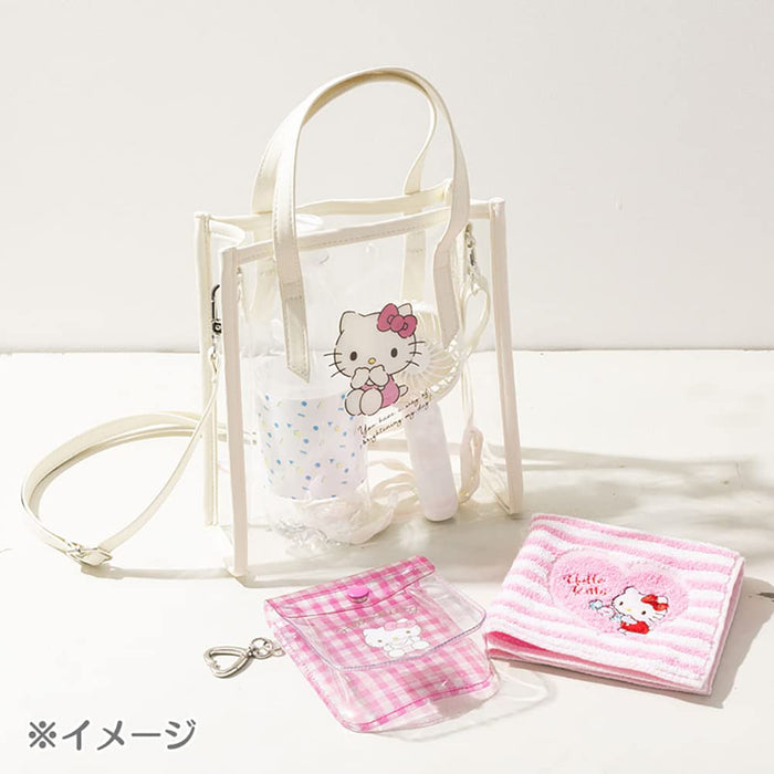 Sanrio Kuromi Clear Handbag With Shoulder Strap - Japan 763683