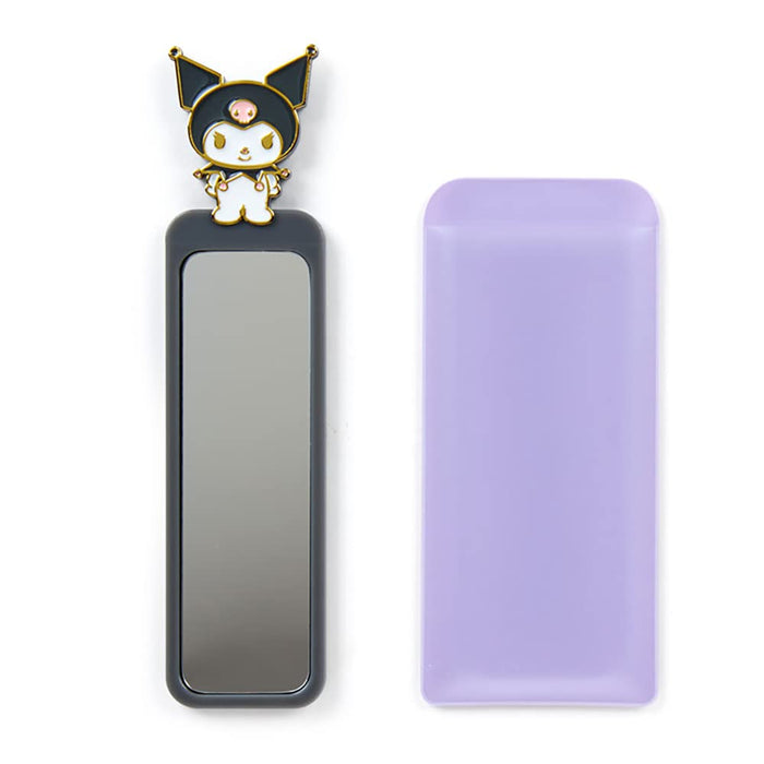 Sanrio Kuromi Compact Mirror Easy To Put In Pocket When Going Out Portable Mirror Made In Japan