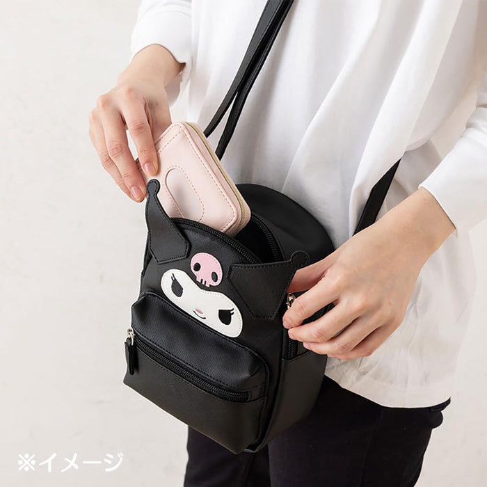 Sanrio Kuromi Face Shoulder Bag Japan 413551