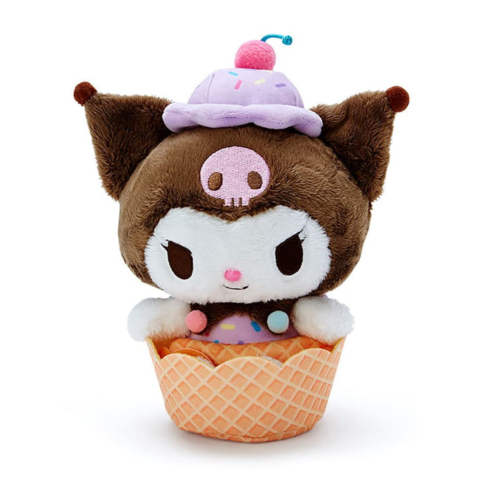 Sanrio Plush Toy Kuromi / Ice Cream Parlor - Japanese Plush Dolls - Kuromi Plush Toys