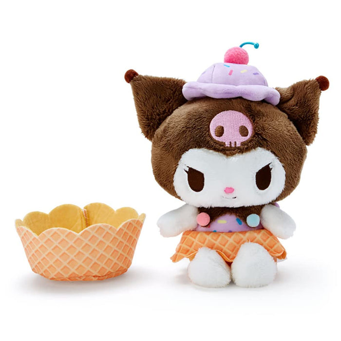 Jouet en peluche Sanrio Kuromi / salon de crème glacée poupées en peluche japonaises jouets en peluche Kuromi