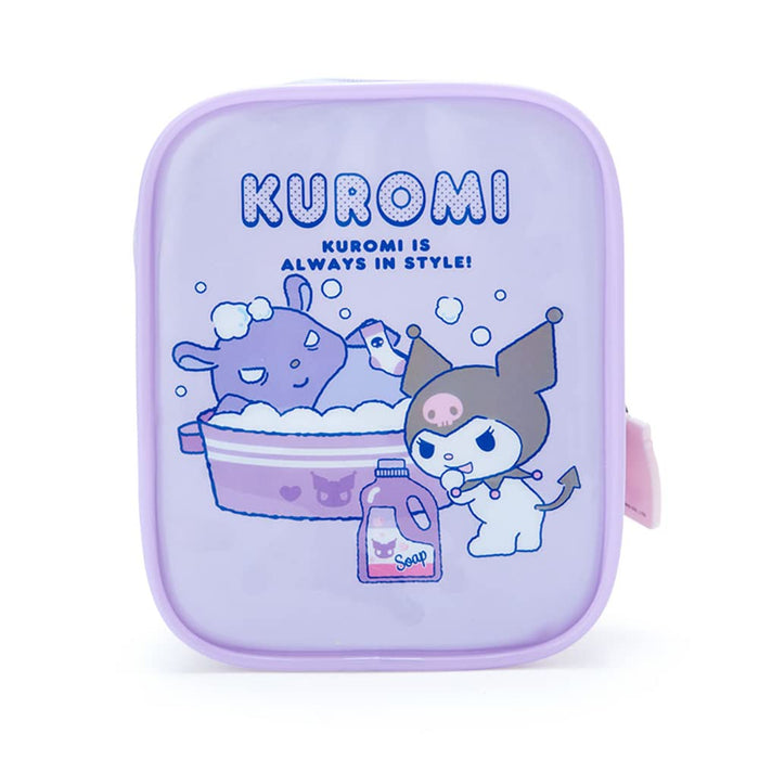 Sanrio 270482 Kuromi Vinyl Pouch Sanrio Washing Day Kuromi Character Vinyl Pouch