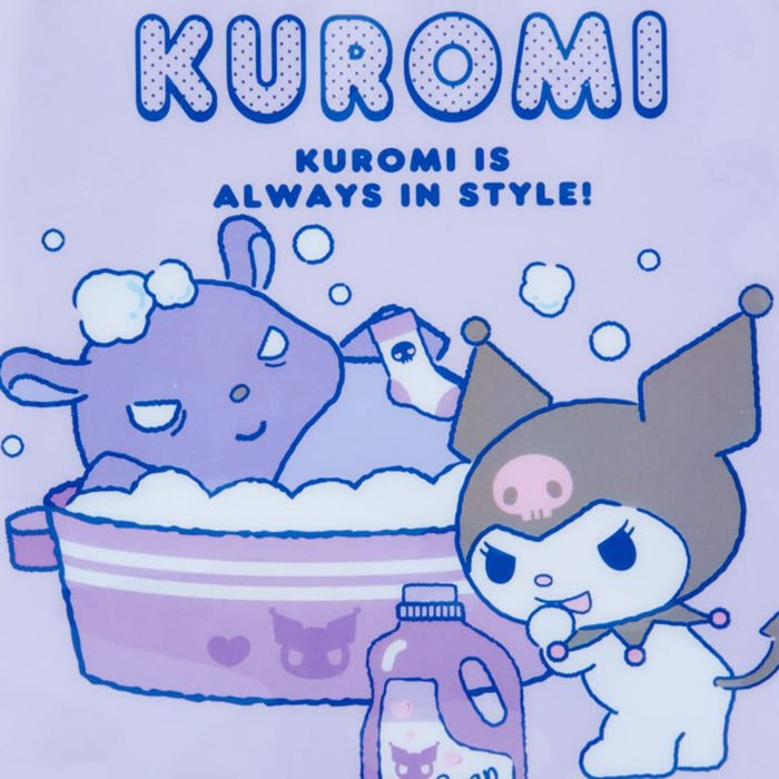 Sanrio 270482 Kuromi Vinyl Pouch Sanrio Washing Day Kuromi Character Vinyl Pouch