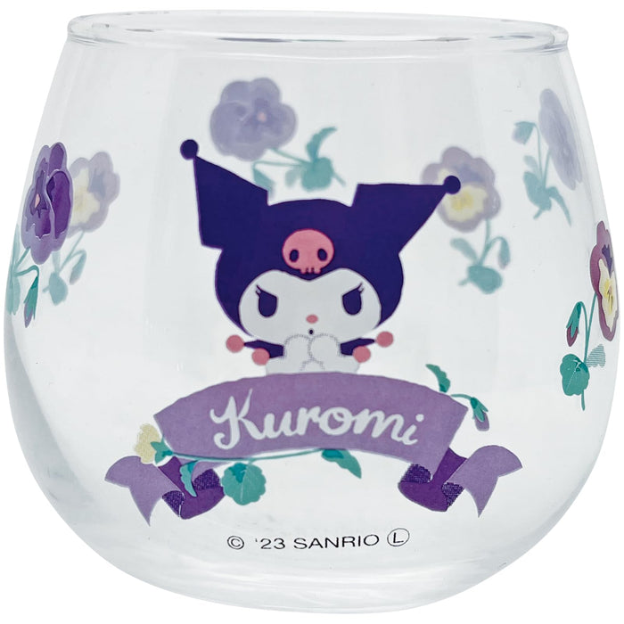 Sun Art Sanrio Kuromi Yurayura Trinkglas, ca. 290 ml, hergestellt in Japan