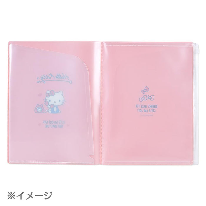 Sanrio Kuromi 6 Pocket Clear File 549789 - Japan