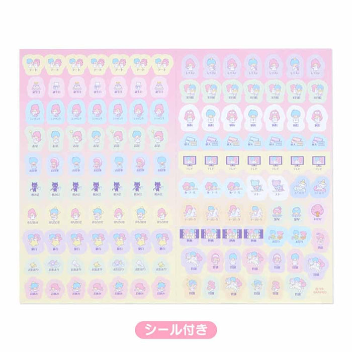 Sanrio Little Twin Stars B6 Block Type Diary 2024 Japan 704016