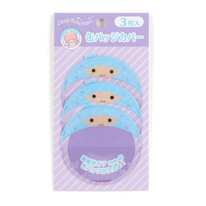 Sanrio Little Twin Stars Kiki 3-Piece Can Badge Cover Set