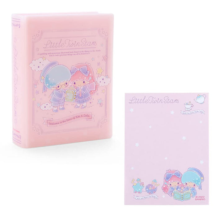 Sanrio Little Twin Stars Memo Case Encyclopedia Design Japan 800902