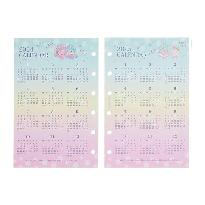 Sanrio Little Twin Stars Notebook 2024 704466 From Japan