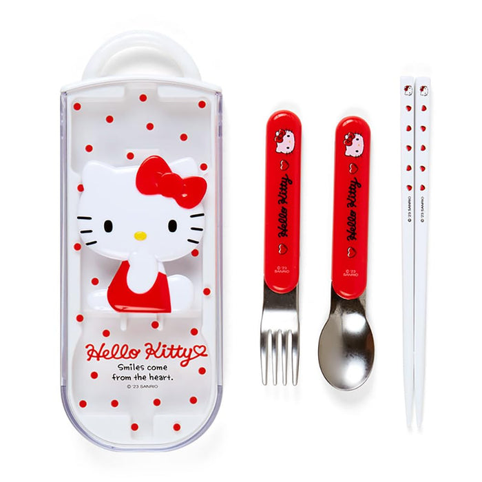 Sanrio Hello Kitty Relief Lunch Trio Set From Japan - 013803
