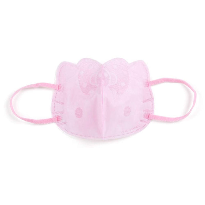 Hello Kitty Mask Face Shape Pink  5 Pcs
