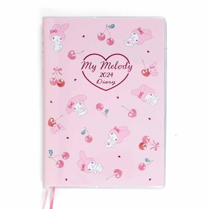 Sanrio My Melody B6 Horizontal Ruled Diary 2024 Japan 703851