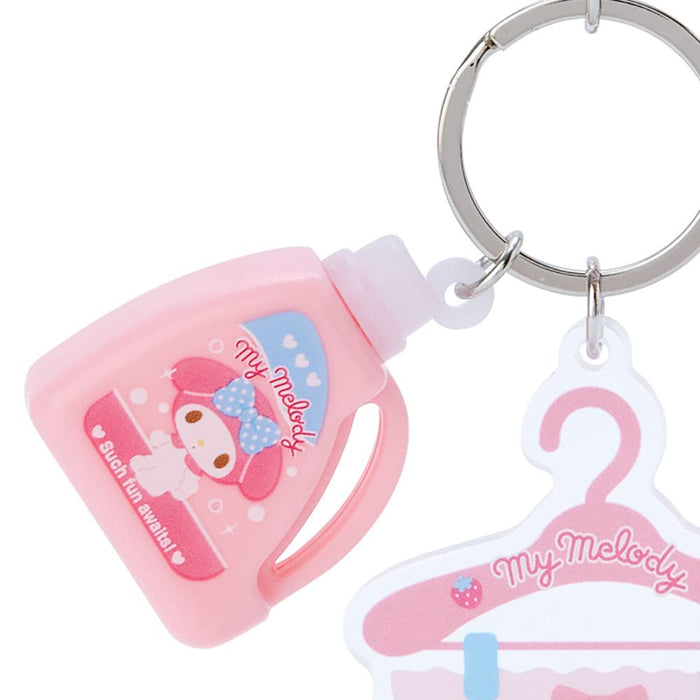Sanrio 270580 Porte-clés à breloque My Melody Sanrio Washing Day Porte-clés à breloque My Melody
