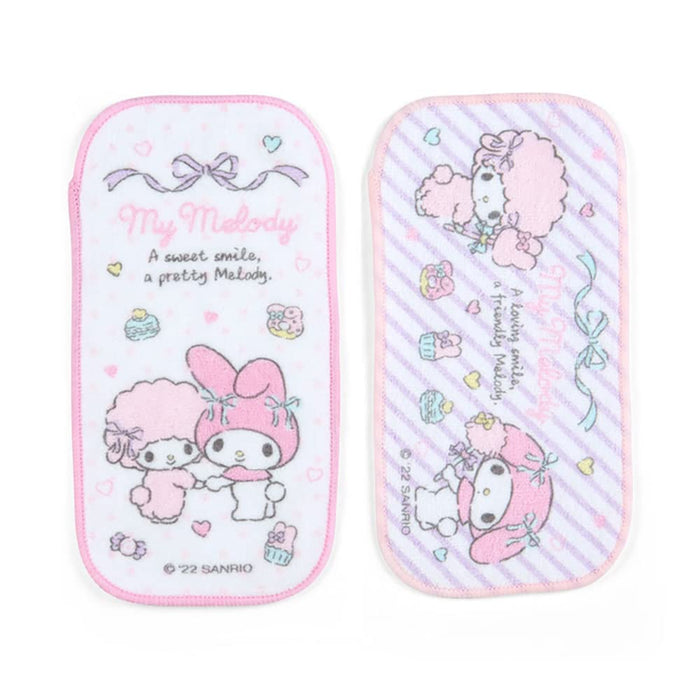 SANRIO Half-Size Mini Hand Towel Set 2 Pcs My Melody