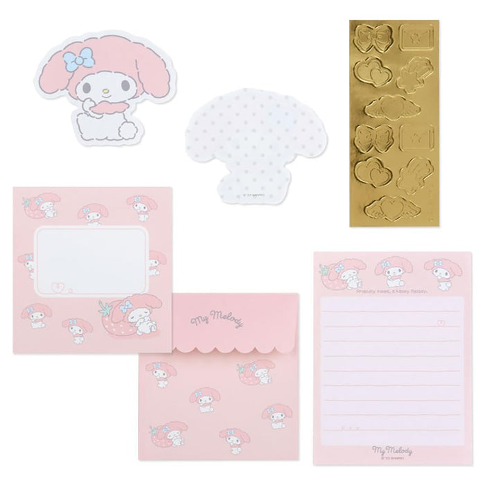 Sanrio My Melody Mini Letter Set 515507 (Stuffed Animal Design)