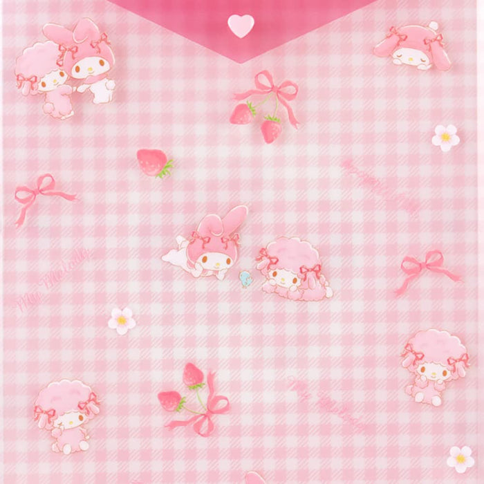 Sanrio 356697 My Melody Pocket Clear File My Melody Clear File Folders Made In Japan