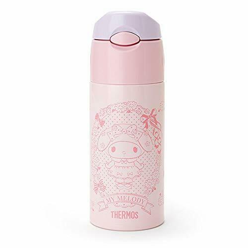 Sanrio My Melody Thermosflasche mit Strohhalm, 400 ml