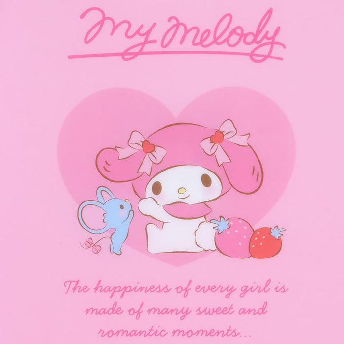 Sanrio My Melody 6 Pocket Clear File Japan 549622 | Zippered