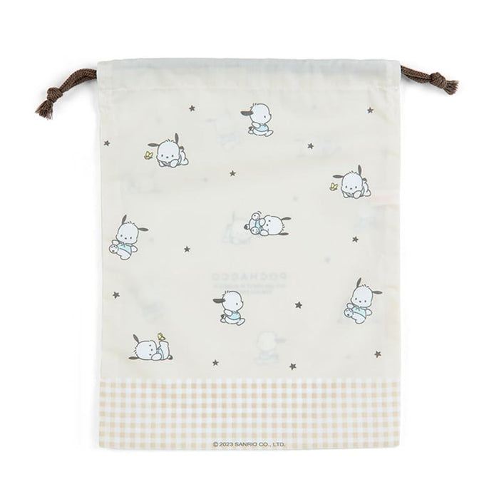 Sanrio Pochacco Drawstring Bag From Japan - M 255271