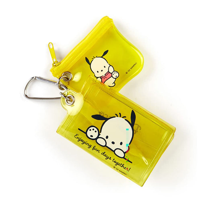 Sanrio 340774 Pochacco Mini Wallet Charm Schlichtes Design Kawaii Mini Wallet