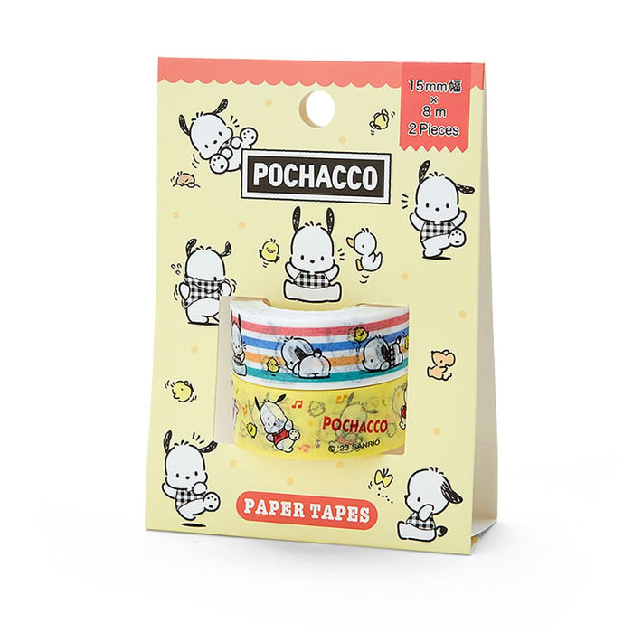 Sanrio Pochacco Paper Tape Set Of 2 From Japan - 550485