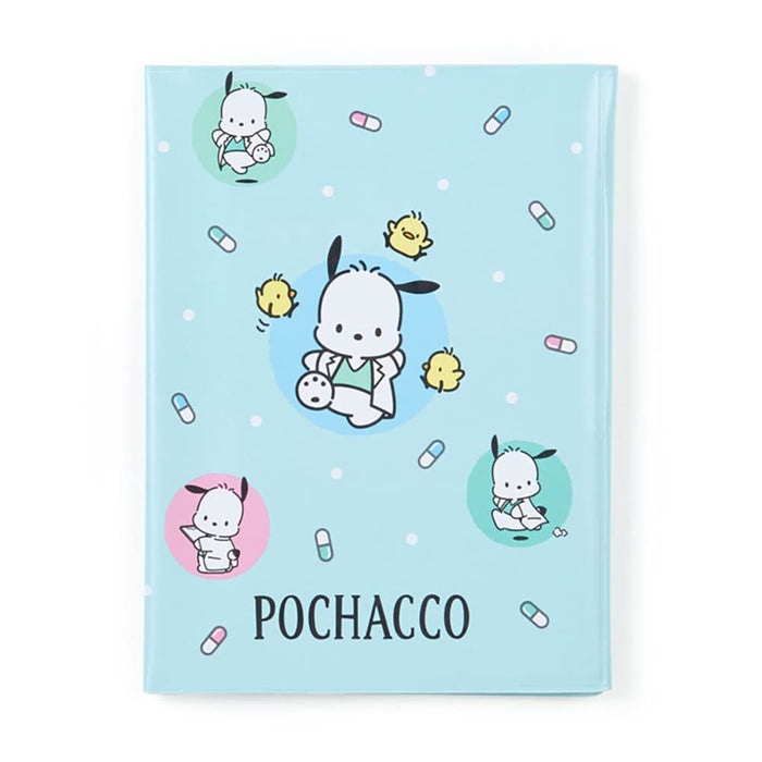 Sanrio Pochacco Pvc Medicine Notebook & Exam Card Case Storage - Japan 708071