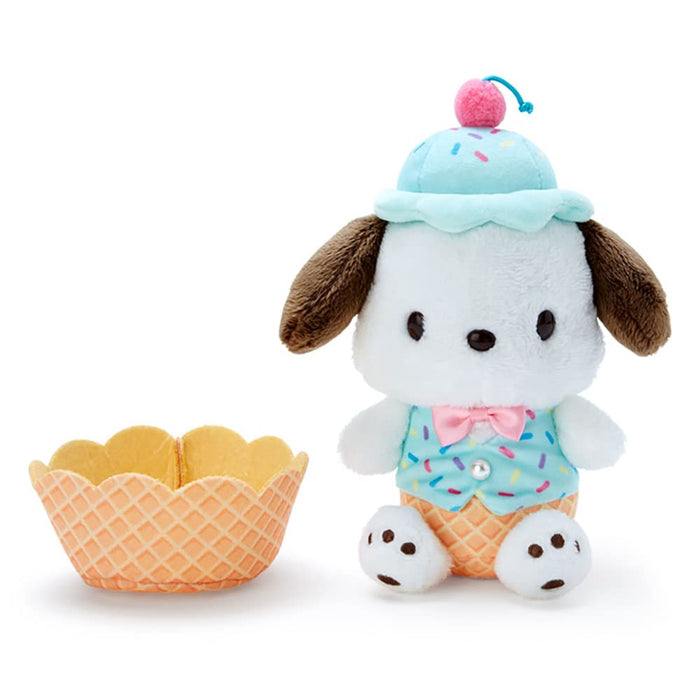 Sanrio Plush Toy Pochacco / Ice Cream Parlor Japanese Cute Plush Dolls Kids Plush Toys