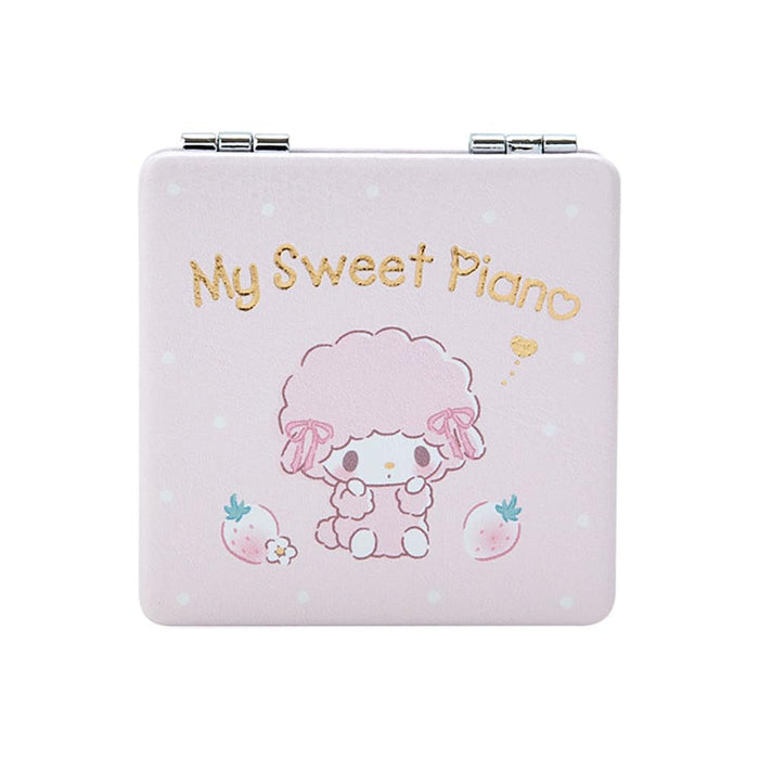 Sanrio My Sweet Piano Compact Pocket Mirror 6x6x0.9cm New Life Personal Accessories