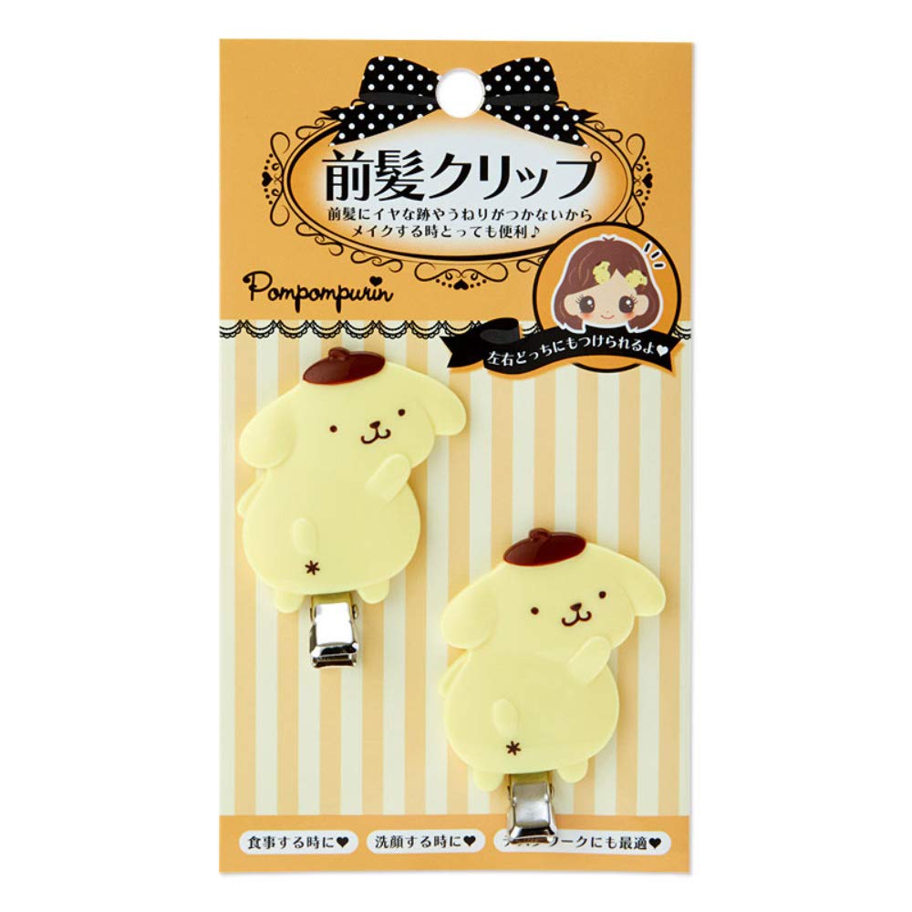 Sanrio Pompompurin Vertical Hair Clip for Bangs