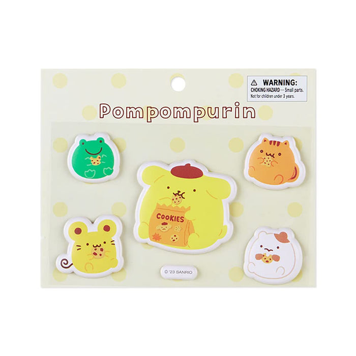 Sanrio Pompompurin Mocchi Japan Sticker Manmaru 739065