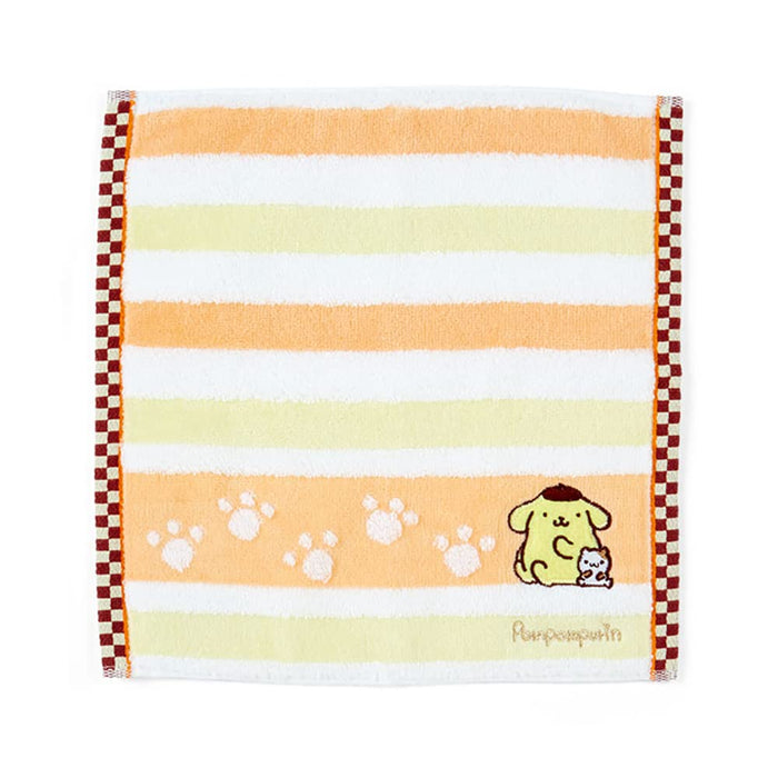 Sanrio 299961 Pompompurin Petit Towel - Antibacterial And Deodorizing - Pom Pom Pudding Cotton Towel