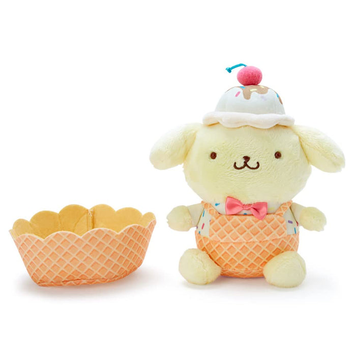 Sanrio Plüschtier Pompompurin / Eisdiele Japanische süße Plüschtiere Pompompurin Puppen