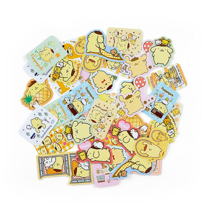 Sanrio Pompompurin Sticker & Case Set Japan 400777