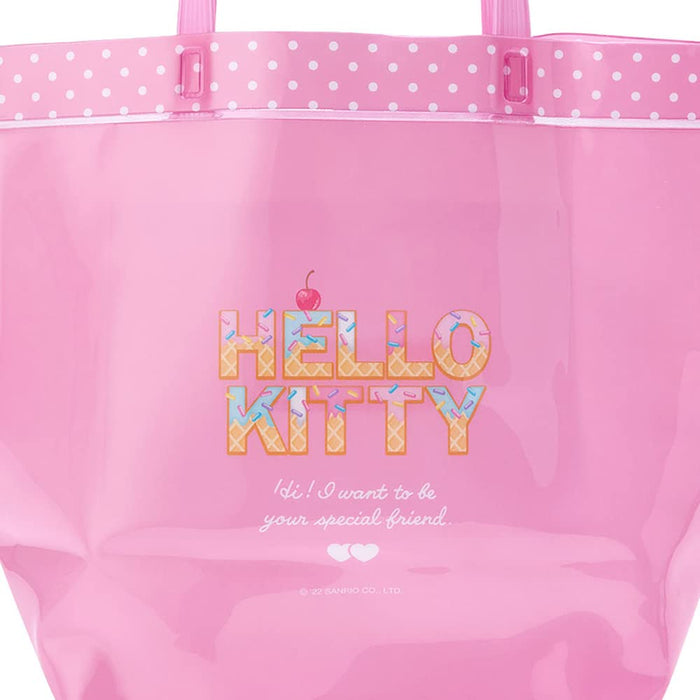 SANRIO Sac d'été en vinyle Hello Kitty Face