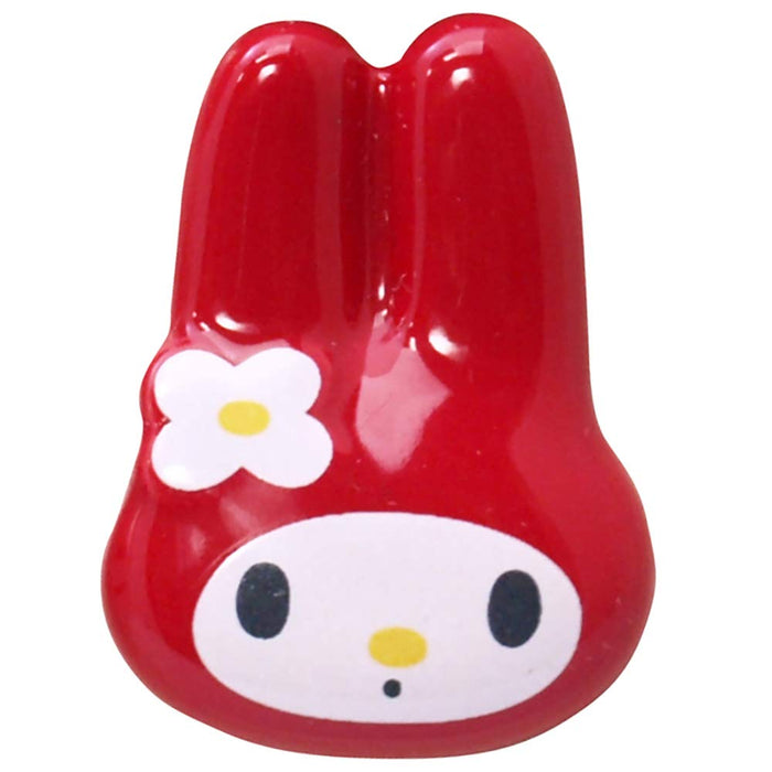 My Melody Face Chopstick Rest 4x3cm Sanrio Kaneshotouki Made in Japan 501512