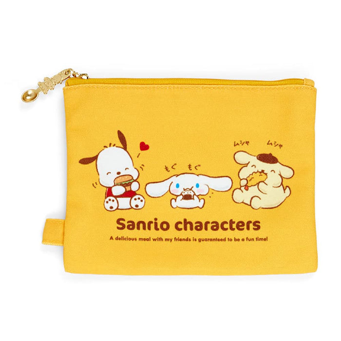 SANRIO Flat Pouch Set Characters Oomori Design