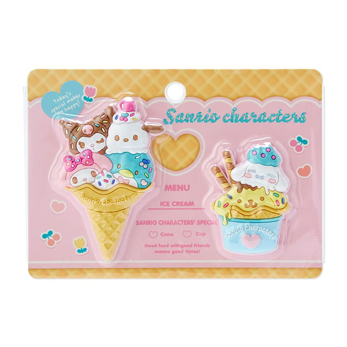 Sanrio Ice Cream Magnet Set Kuromi / Ice Cream Parlor Japanese Cute Magnet Sets