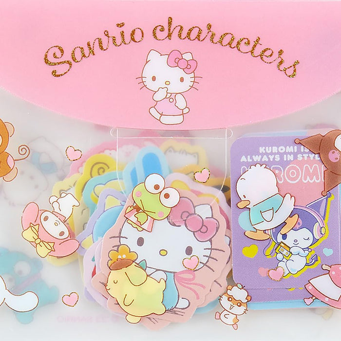 Sanrio Characters Sticker & Case Set Japan 401650