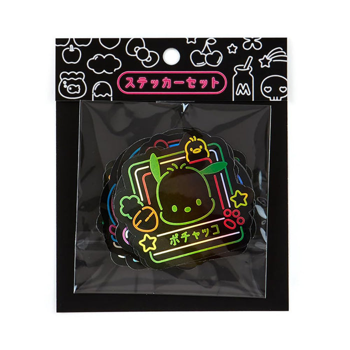 Sanrio Characters Sticker Set Vivid Neon 563331