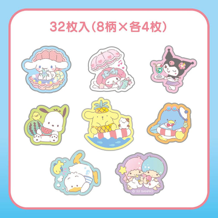 SANRIO Summer Sticker Pack Clear SANRIO Characters