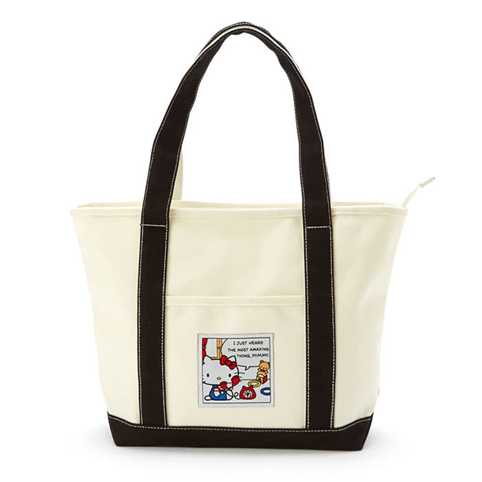 SANRIO Canvas Tote Bag Hello Kitty Size: M