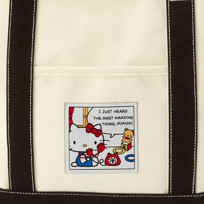 SANRIO Canvas Tote Bag Hello Kitty Size: M