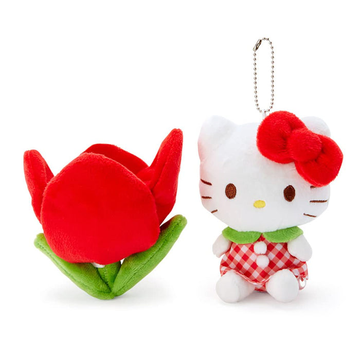 MARUSHIN Sanrio Peluche Porte-clés Mascotte Hello Kitty Tulipe
