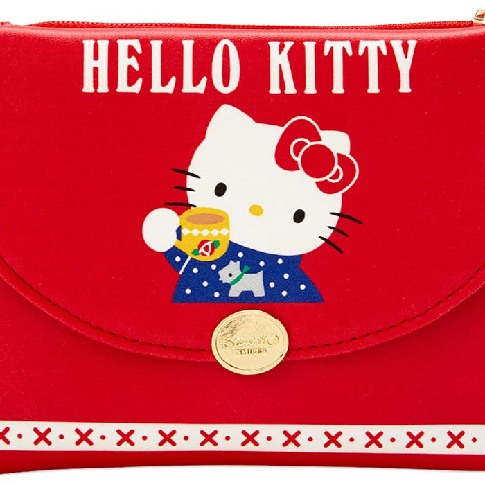 SANRIO Letter Style Pouch Hello Kitty