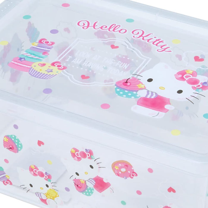 SANRIO Aufbewahrungskoffer mit Deckel Hello Kitty