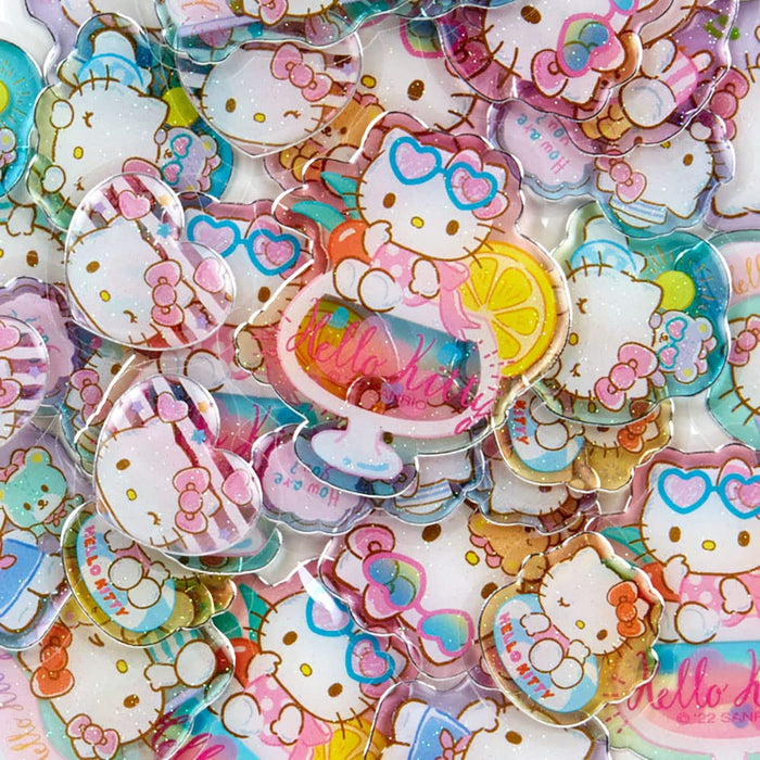 SANRIO  Summer Sticker Pack  Clear Hello Kitty
